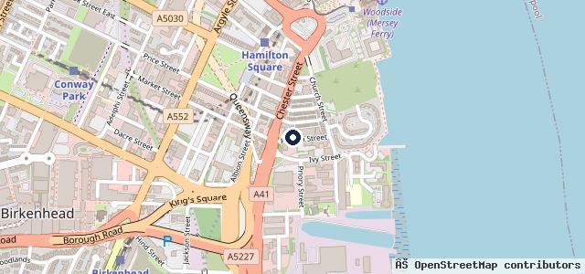 Map showing the location of Auto Craft Wirral Ltd