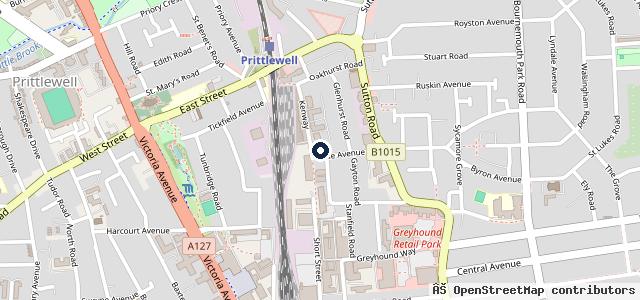 Map showing the location of Auto Medics Southend