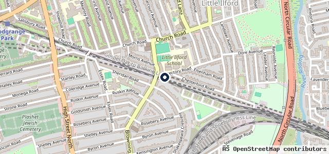 Map showing the location of E12 Auto Repair Shop