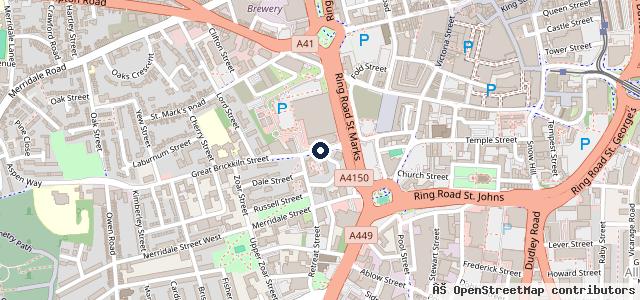 Map showing the location of Autolink Service Centre