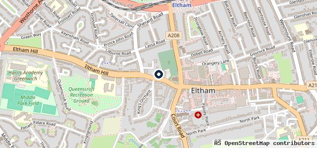 Map showing the location of Group 1 KIA Coulsdon