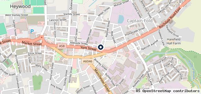 Map showing the location of Birtwhistles Mot Service and Repairs