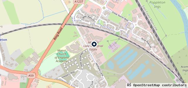 Map showing the location of Blenk Engineering Ltd