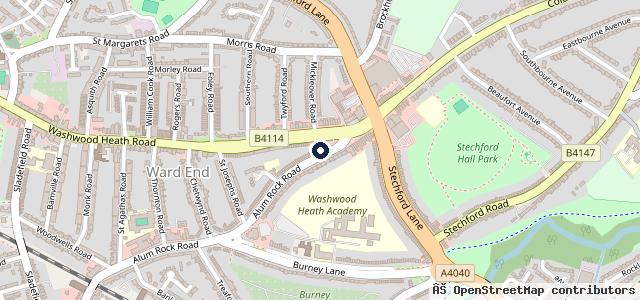 Map showing the location of BP Soft Cloth Car Wash