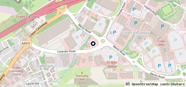 Map showing the location of Bristol Audi