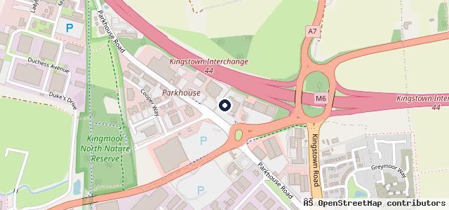 Map showing the location of Vertu Vauxhall Carlisle
