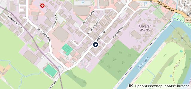 Map showing the location of CAG (Chester Auto Group)