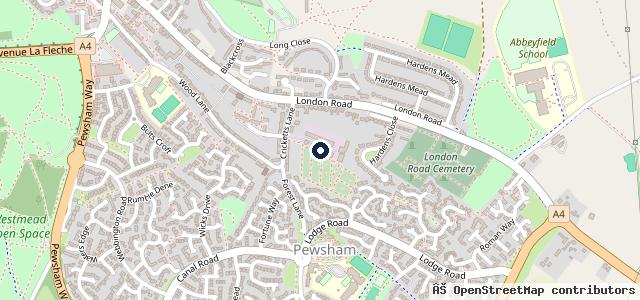 Map showing the location of C.a.m.s.