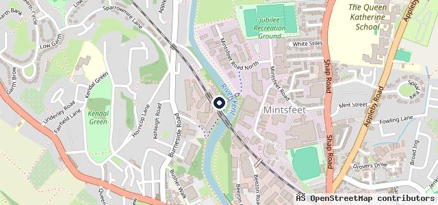 Map showing the location of CARS of Kendal