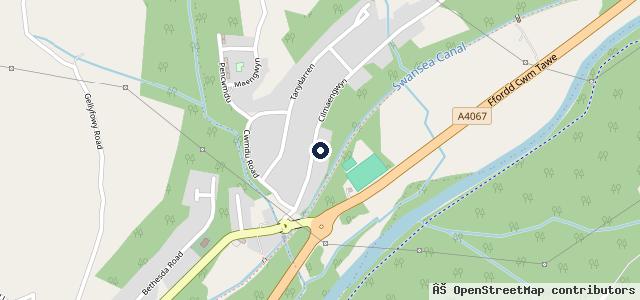 Map showing the location of Carter's M O T & Auto Repair Centre