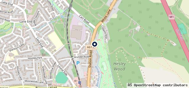 Map showing the location of Carters Of Chapeltown Ltd