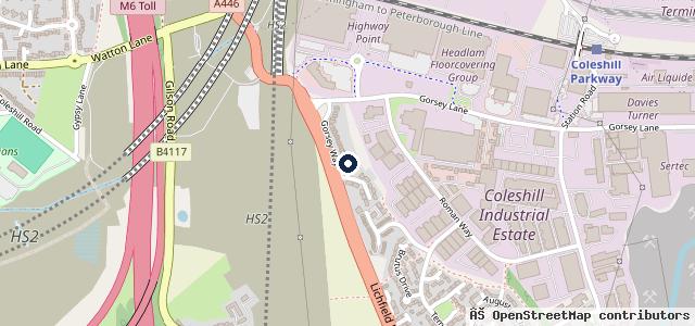 Map showing the location of Central Wheel Components Ltd