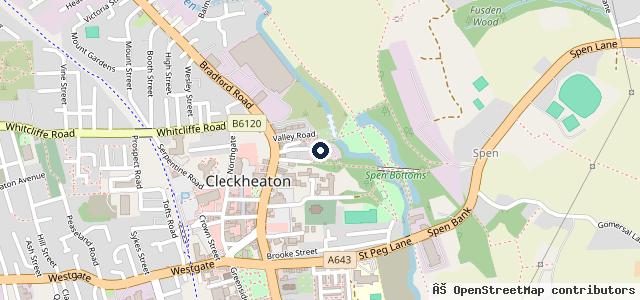 Map showing the location of Cleckheaton Car & Commercial