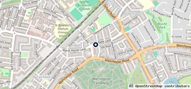 Map showing the location of Chapel Walks Garage