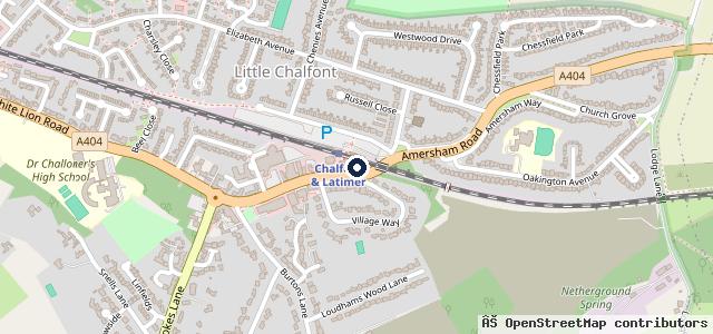 Map showing the location of Citygate Chalfont