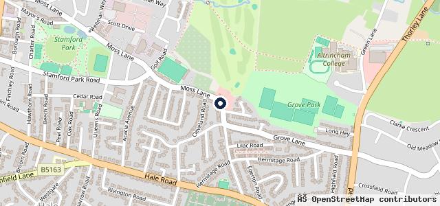 Map showing the location of Warburton Service Station