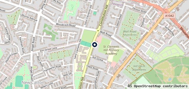 Map showing the location of Phoenix Motor Group UK Ltd