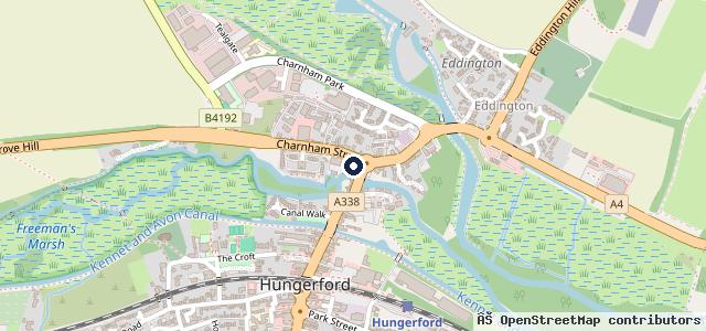 Map showing the location of Dick Lovett BMW Hungerford