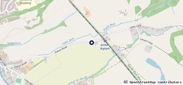 Map showing the location of D F Motors