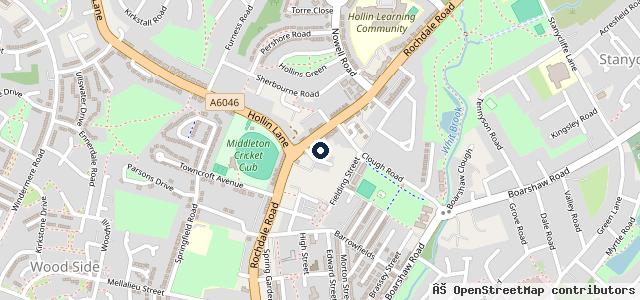 Map showing the location of DJ Garage Services