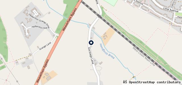 Map showing the location of Homestead Garage