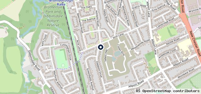 Map showing the location of R & J Motors