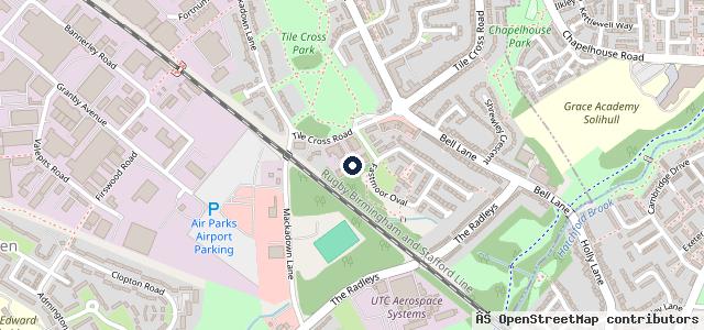 Map showing the location of Drivetec MOT & Tyres LTD
