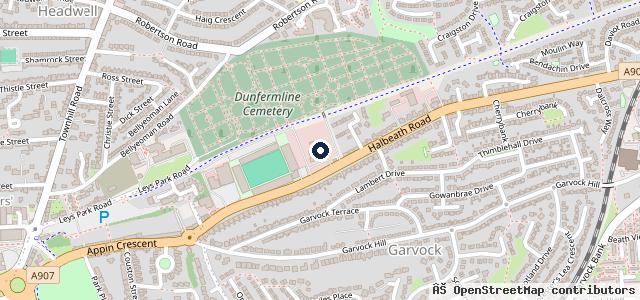 Map showing the location of Dunfermline MOT & Service Centre