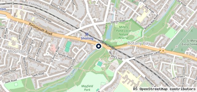 Map showing the location of Dyke Services