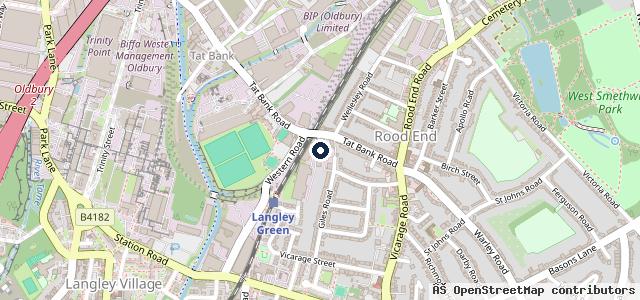 Map showing the location of Fast Cars MoT