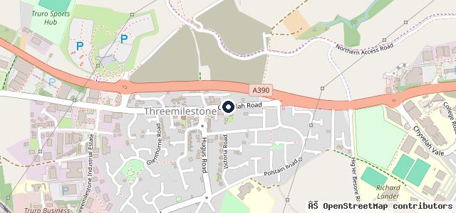 Map showing the location of Vauxhall