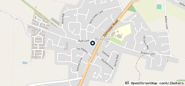 Map showing the location of D J Motors