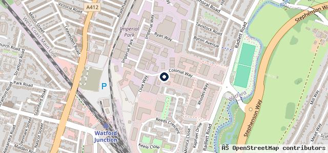 Map showing the location of Fairway Tyre & Auto Services Ltd