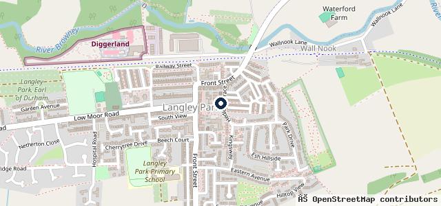 Map showing the location of Fastfit Tyres Langley