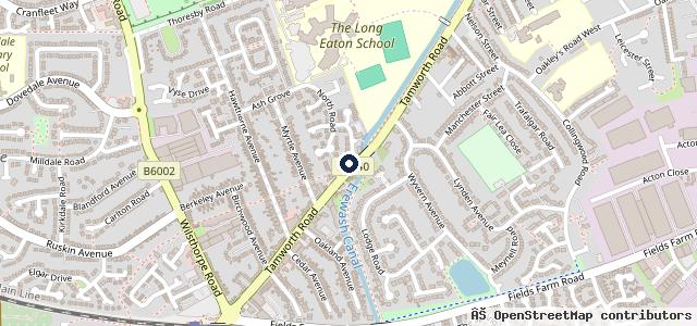 Map showing the location of Bosch Car Service - Long Eaton Garage Services