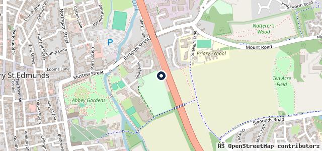Map showing the location of Autopark MOT & Service Centre