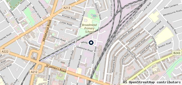 Map showing the location of Four S Auto Service