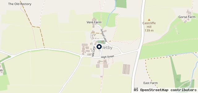 Map showing the location of Fulletby Motors