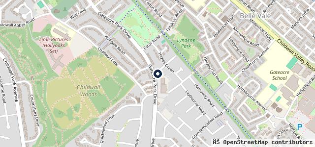 Map showing the location of Gateacre Motors