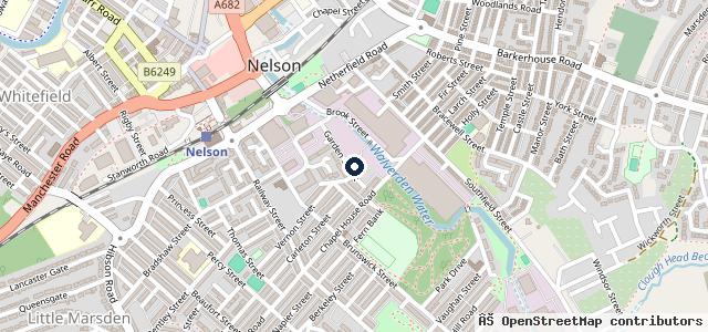 Map showing the location of Garden Street Centre