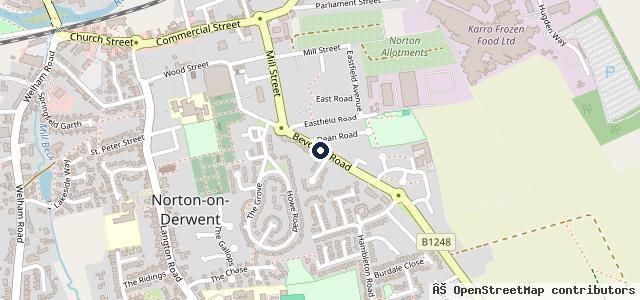 Map showing the location of E & J Stockdale Car Sales