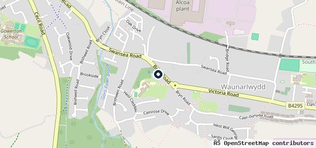 Map showing the location of Glc Autos