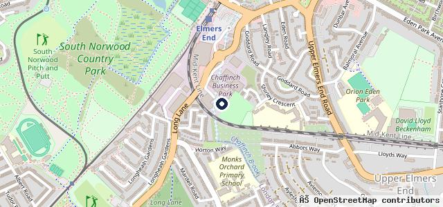 Map showing the location of Vauxhall