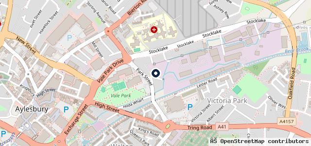 Map showing the location of Tyre Pros Aylesbury