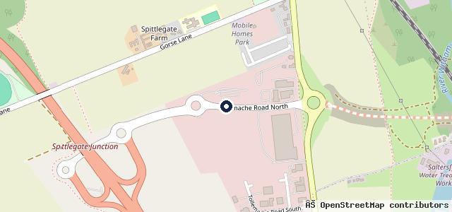 Map showing the location of Vertu Honda Bikes Grantham