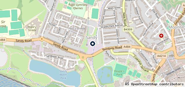 Map showing the location of Power Plus Motor Company