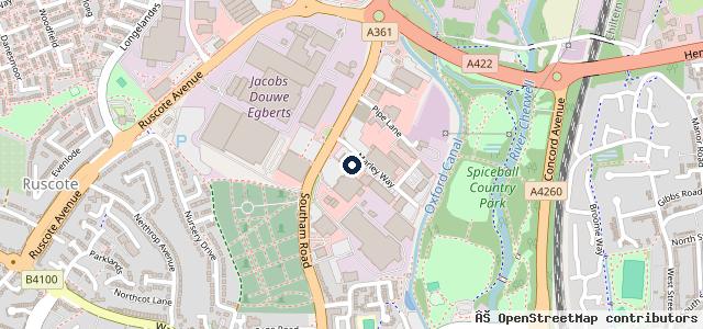 Map showing the location of Halfords Autocentre