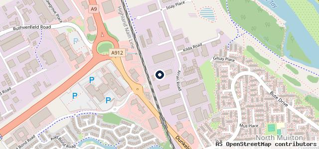 Map showing the location of Halfords Autocentres