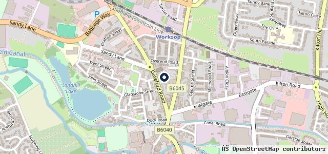 Map showing the location of Halfords Autocentres