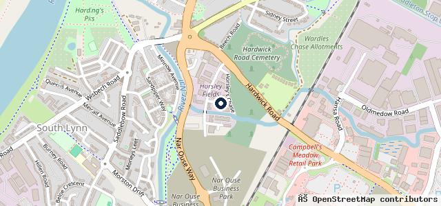 Map showing the location of Walkers Of Kings Lynn Limited